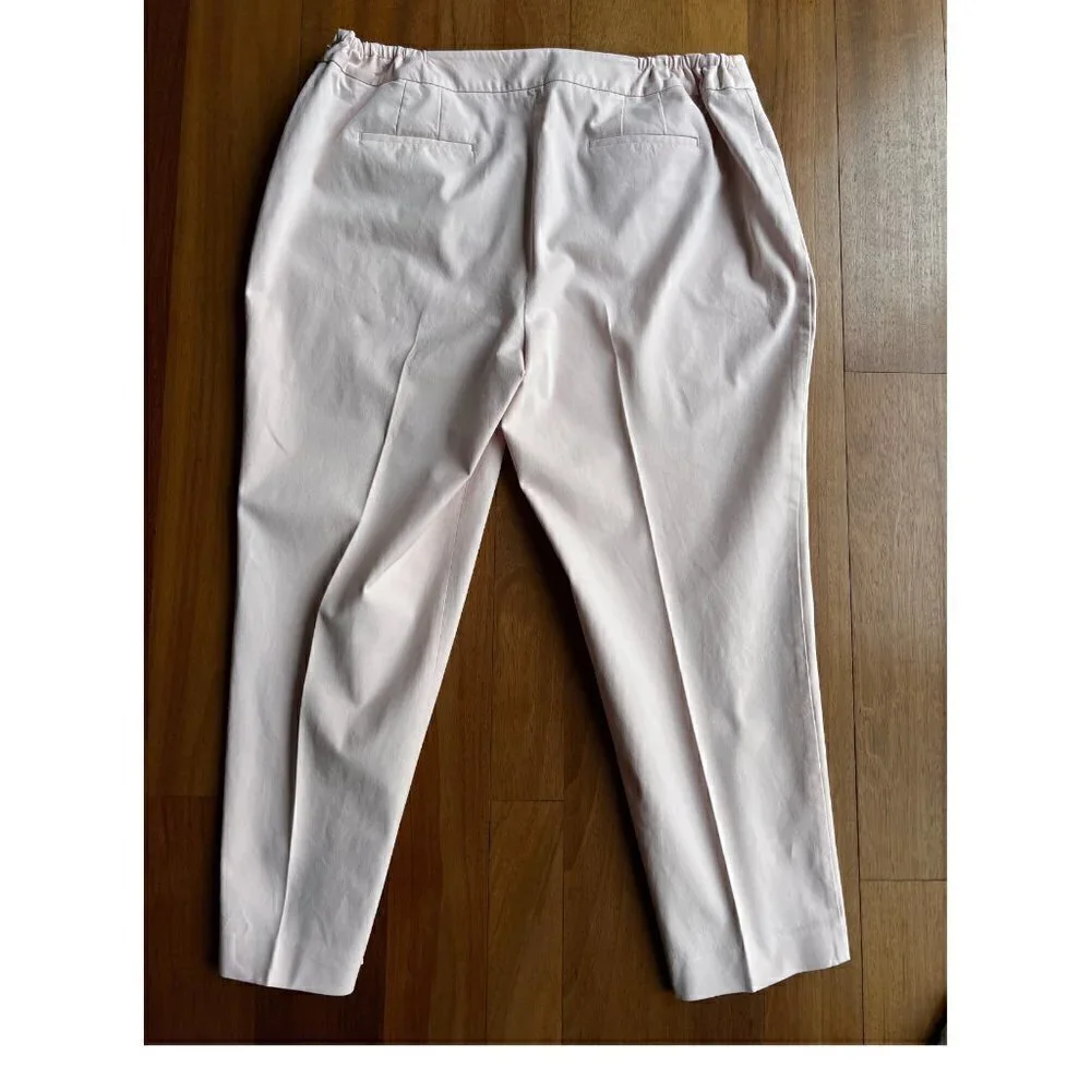 Talbots Women Chatham Curvy Pants, Light Pink, 18W